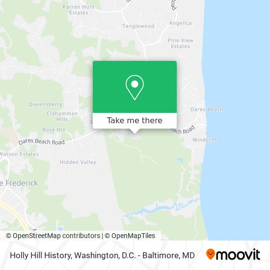 Holly Hill History map