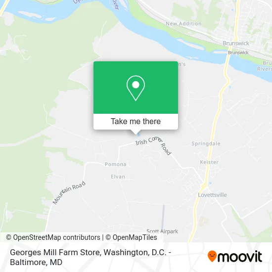 Georges Mill Farm Store map