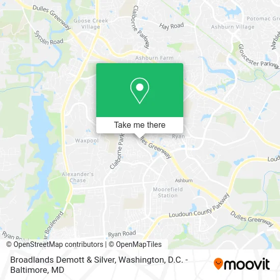 Broadlands Demott & Silver map