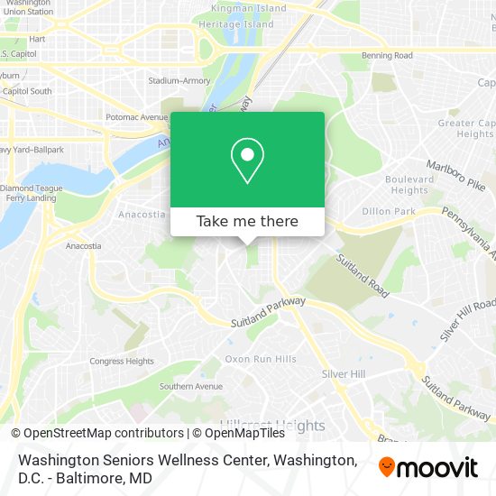 Mapa de Washington Seniors Wellness Center