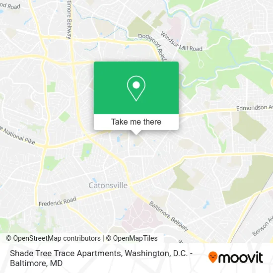 Shade Tree Trace Apartments map