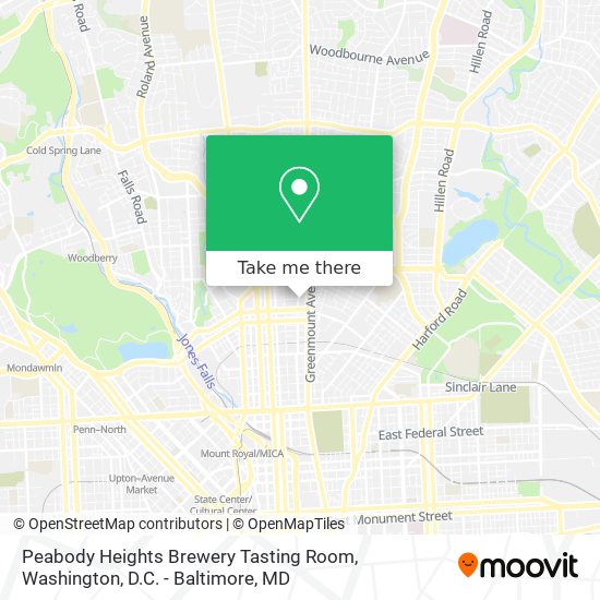 Peabody Heights Brewery Tasting Room map