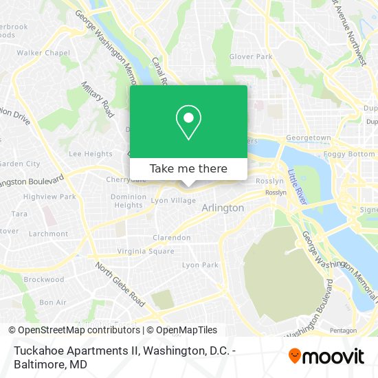 Mapa de Tuckahoe Apartments II