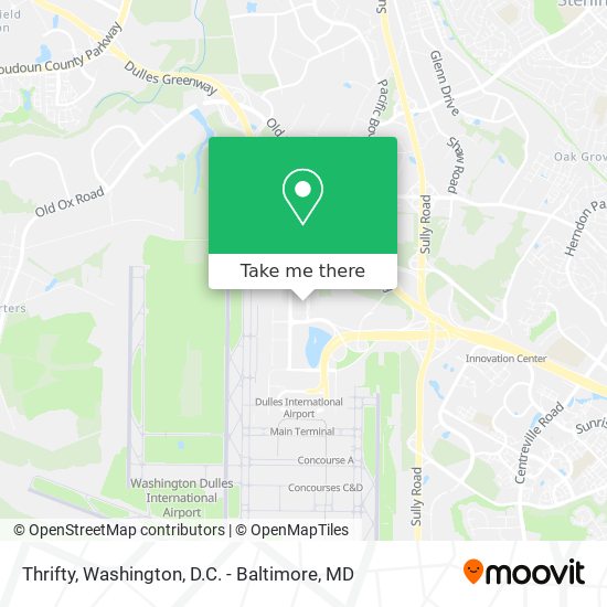 Mapa de Thrifty