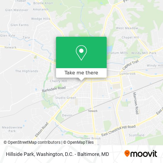 Hillside Park map