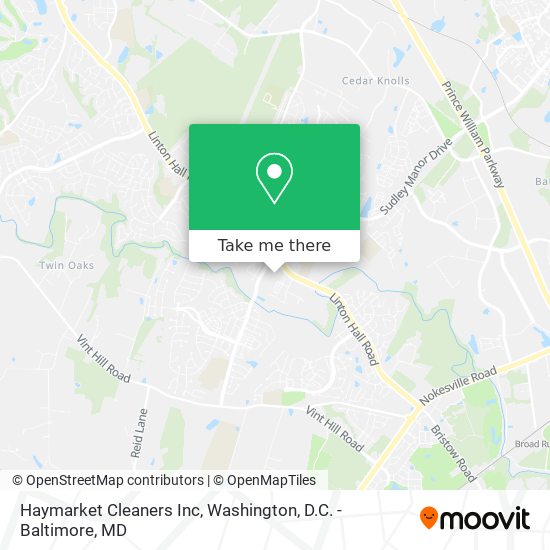 Mapa de Haymarket Cleaners Inc