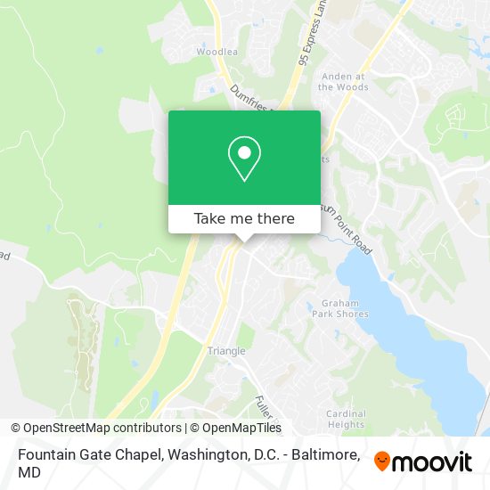 Mapa de Fountain Gate Chapel