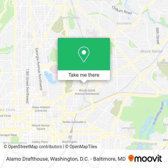 Alamo Drafthouse map