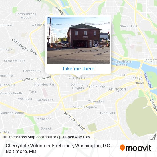 Cherrydale Volunteer Firehouse map