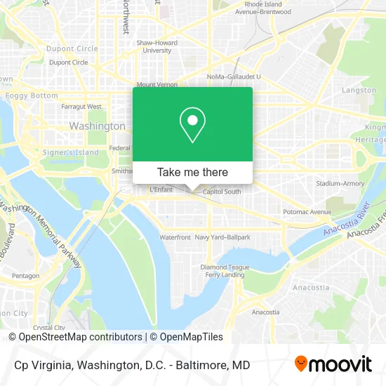 Mapa de Cp Virginia