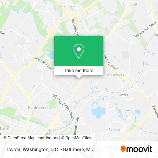 Toyota map