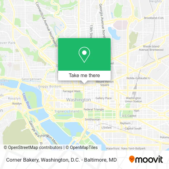 Corner Bakery map