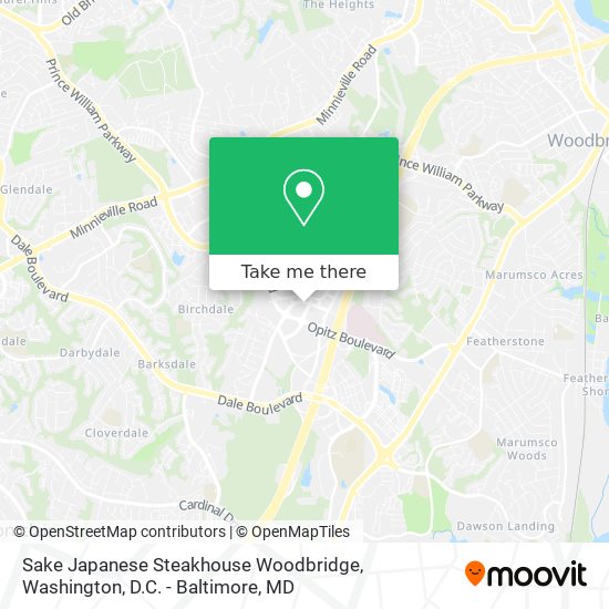 Sake Japanese Steakhouse Woodbridge map