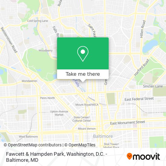 Mapa de Fawcett & Hampden Park