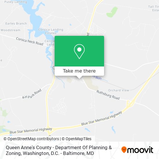 Mapa de Queen Anne's County - Department Of Planning & Zoning