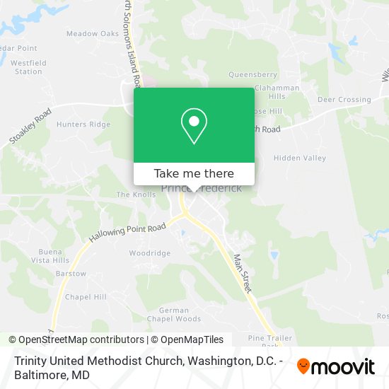 Mapa de Trinity United Methodist Church