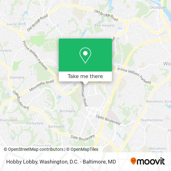 Hobby Lobby map