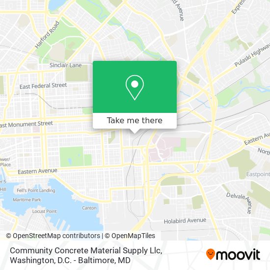 Mapa de Community Concrete Material Supply Llc