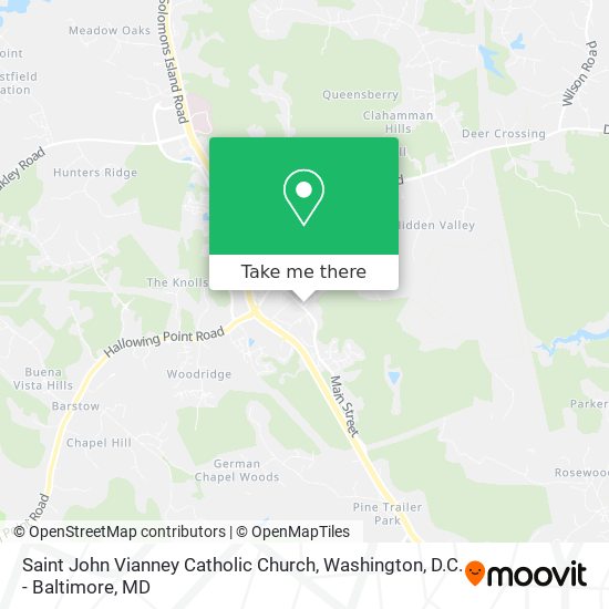 Mapa de Saint John Vianney Catholic Church