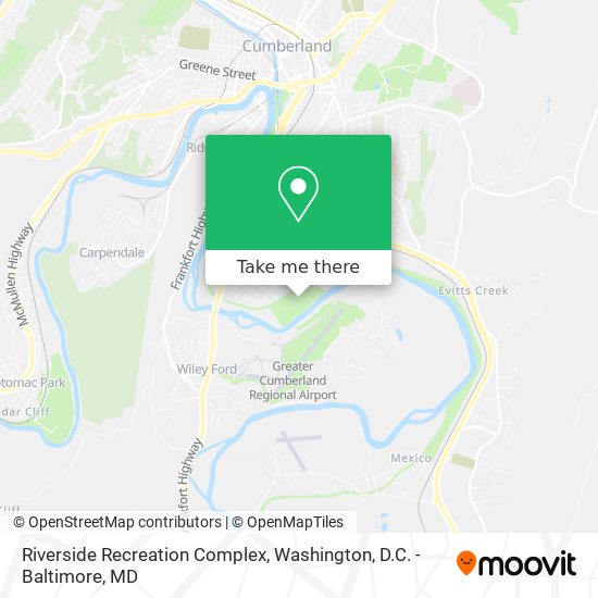 Riverside Recreation Complex map