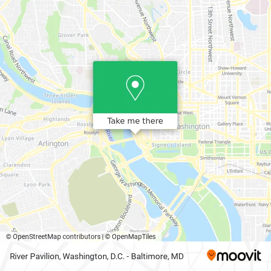 River Pavilion map