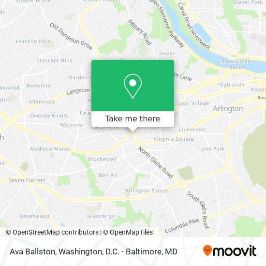 Mapa de Ava Ballston