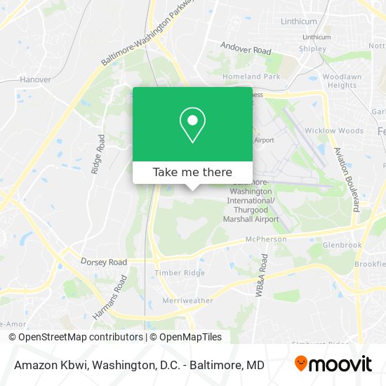Amazon Kbwi map