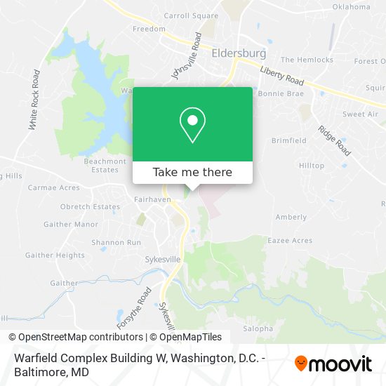 Mapa de Warfield Complex Building W