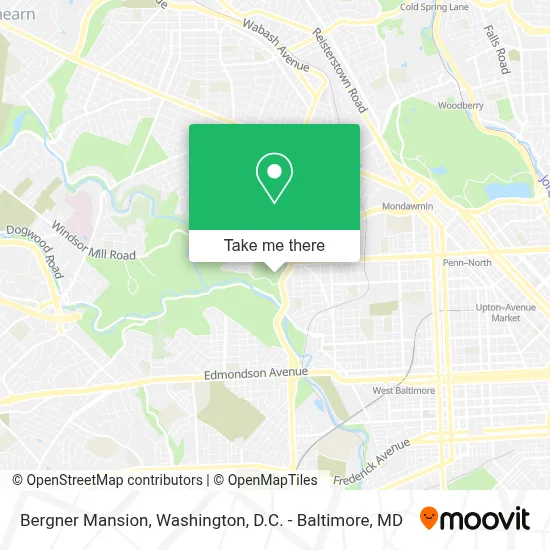 Bergner Mansion map