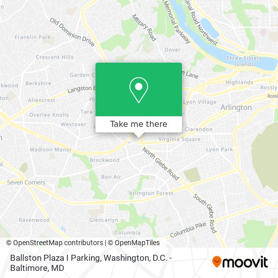 Mapa de Ballston Plaza I Parking