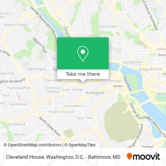 Cleveland House map