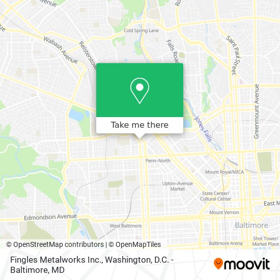 Fingles Metalworks Inc. map