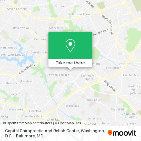 Mapa de Capital Chiropractic And Rehab Center