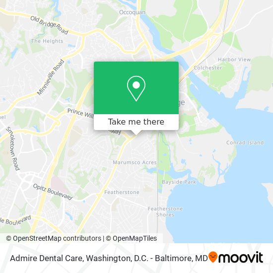 Admire Dental Care map