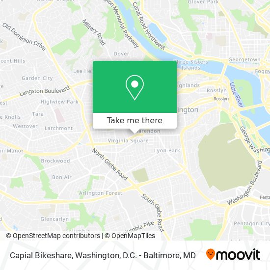 Capial Bikeshare map