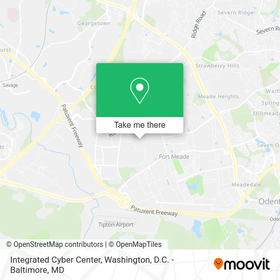 Integrated Cyber Center map