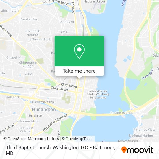 Third Baptist Church map