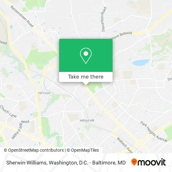 Sherwin-Williams map