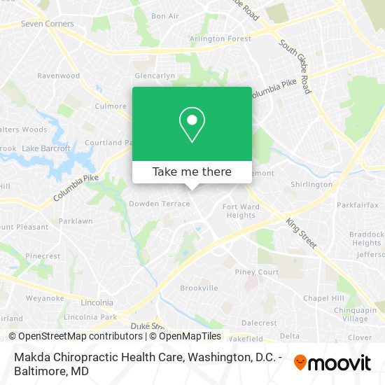 Makda Chiropractic Health Care map