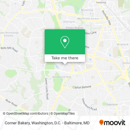 Corner Bakery map