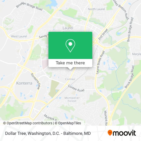 Mapa de Dollar Tree