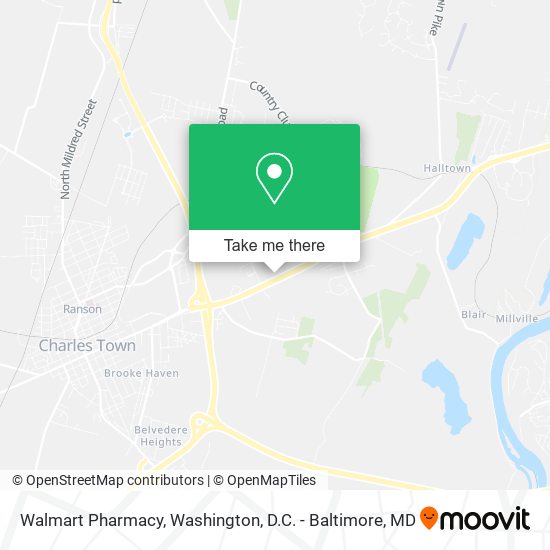 Walmart Pharmacy map