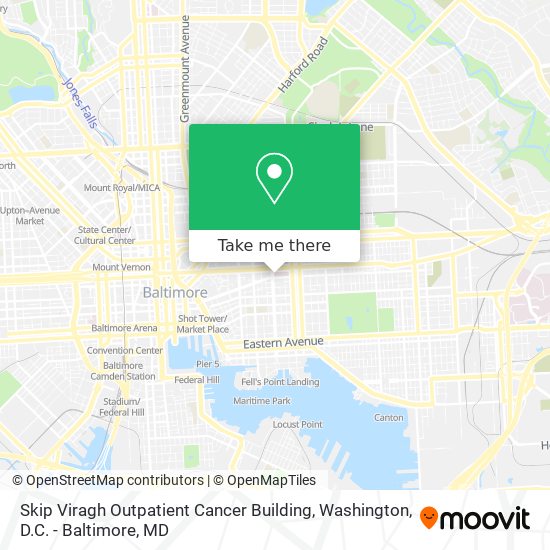 Skip Viragh Outpatient Cancer Building map