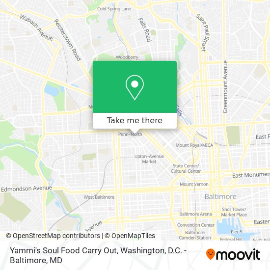 Yammi's Soul Food Carry Out map