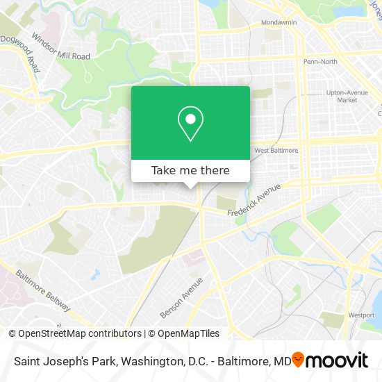 Saint Joseph's Park map