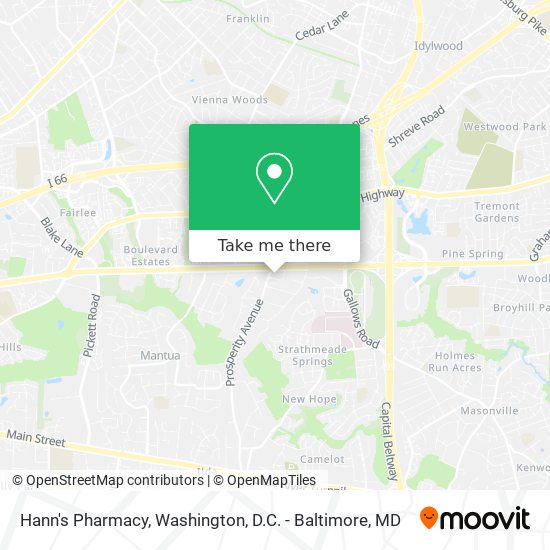 Hann's Pharmacy map