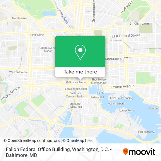 Fallon Federal Office Building map