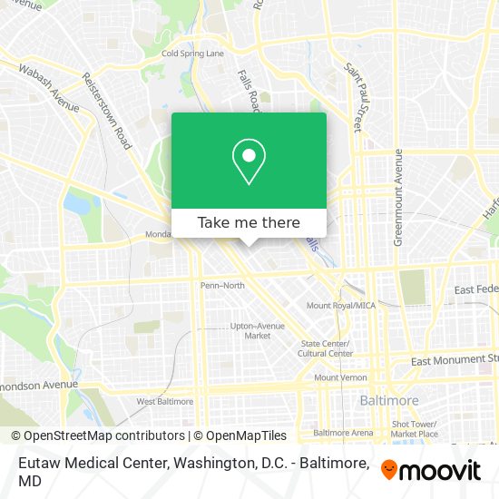 Eutaw Medical Center map