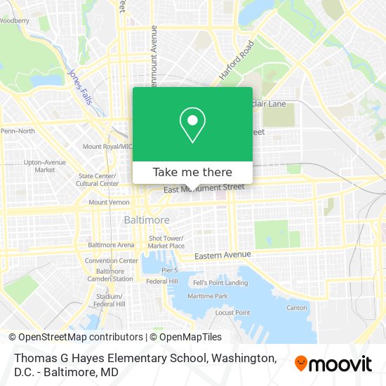 Mapa de Thomas G Hayes Elementary School