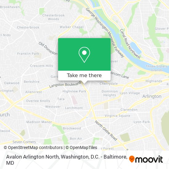 Mapa de Avalon Arlington North
